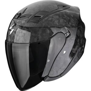 Atviras motociklininko šalmas Scorpion EXO-Z1 Carbon Onyx Solid Black