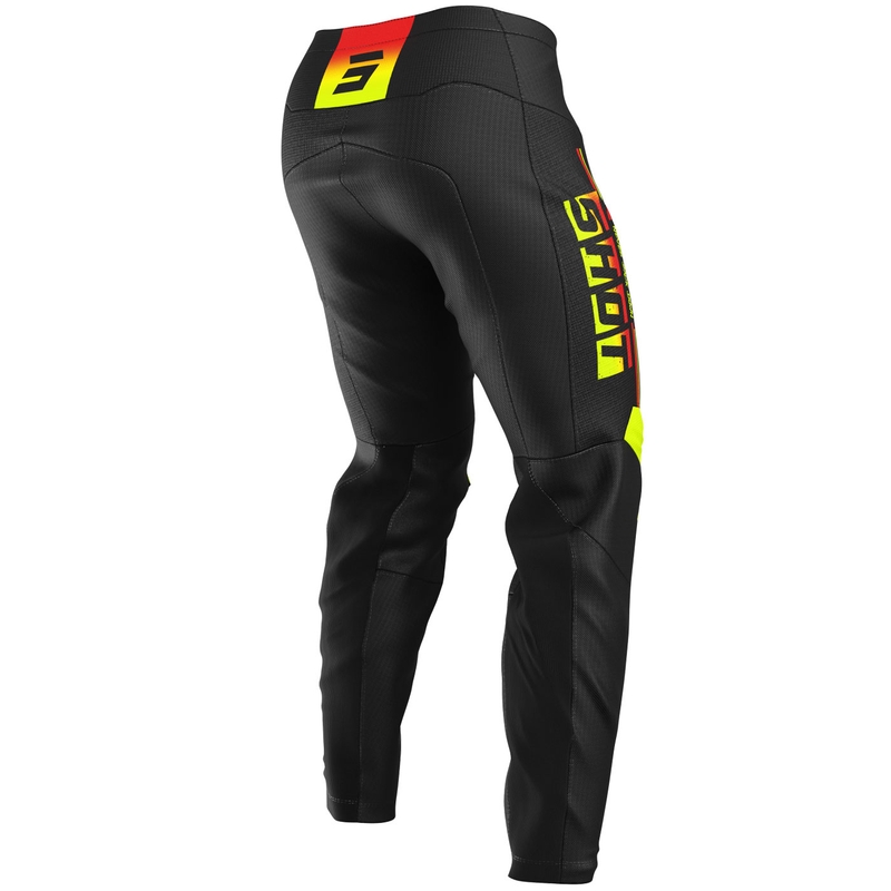 Motokroso kelnės Shot Devo Block fluo yellow