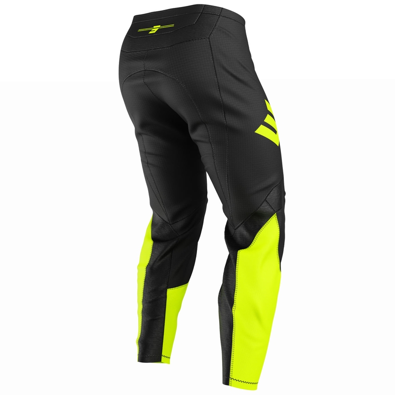 Motokroso kelnės Shot Draw Private fluo yellow