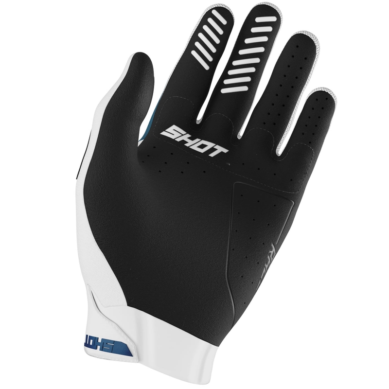 Motokroso pirštinės Shot Race Evo petrol blue
