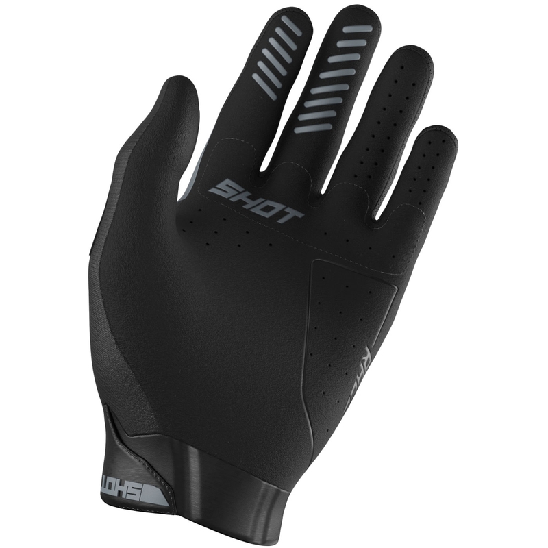 Motokroso pirštinės Shot Race Evo black-grey