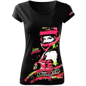 Moteriški marškinėliai MotoZem - Mes gyvename motociklizmu