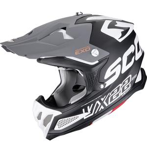 Motokroso šalmas Scorpion VX-22 Air Updown black-white-grey
