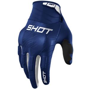 Motokroso pirštinės Shot Drift Onyx blue