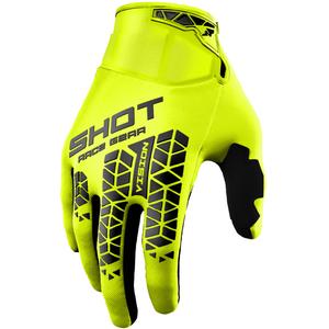 Motokroso pirštinės Shot Vision Tech fluo yellow