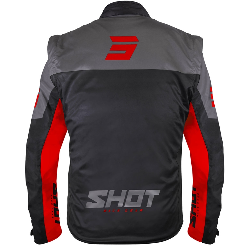 Softshell striukė Shot Softshell Lite juoda-raudona