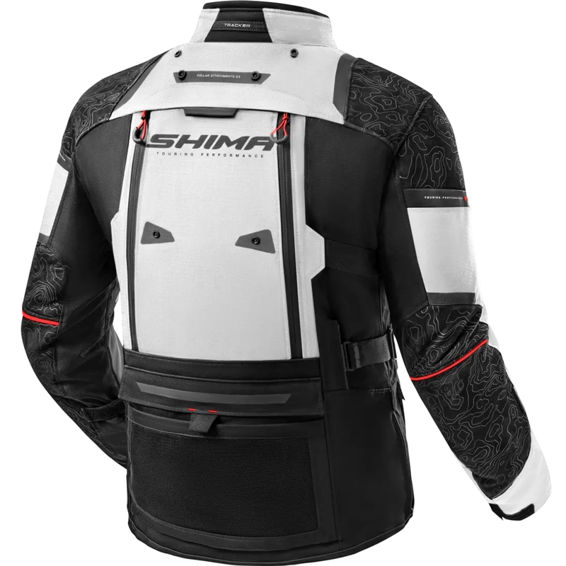 "Shima Tracker" šviesiai pilka motociklininko striukė