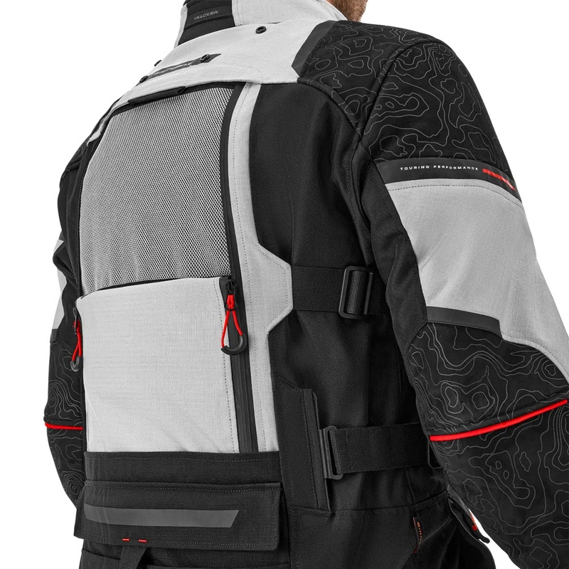"Shima Tracker" šviesiai pilka motociklininko striukė
