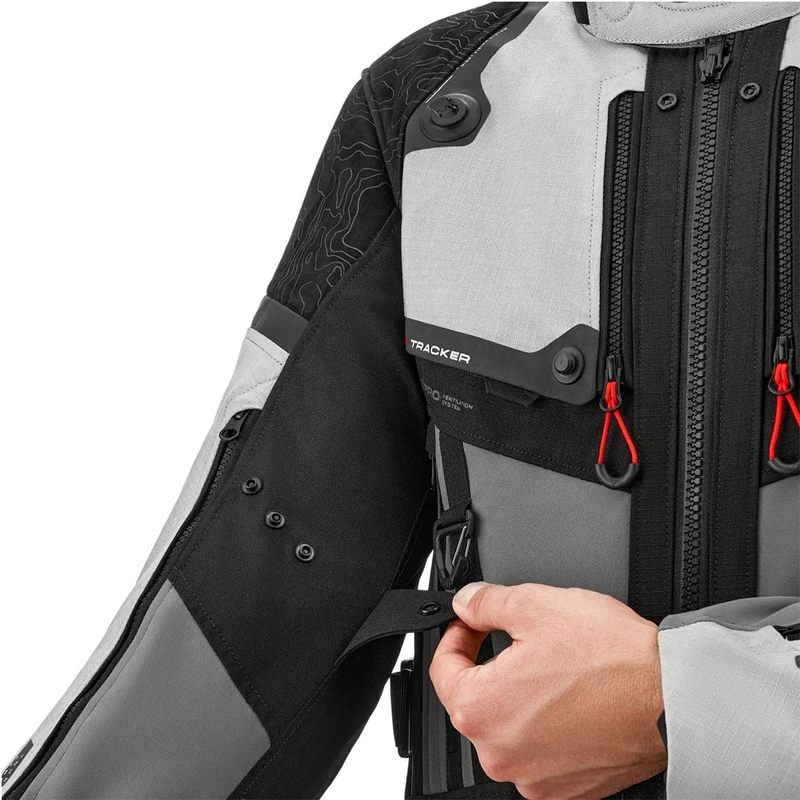 "Shima Tracker" šviesiai pilka motociklininko striukė