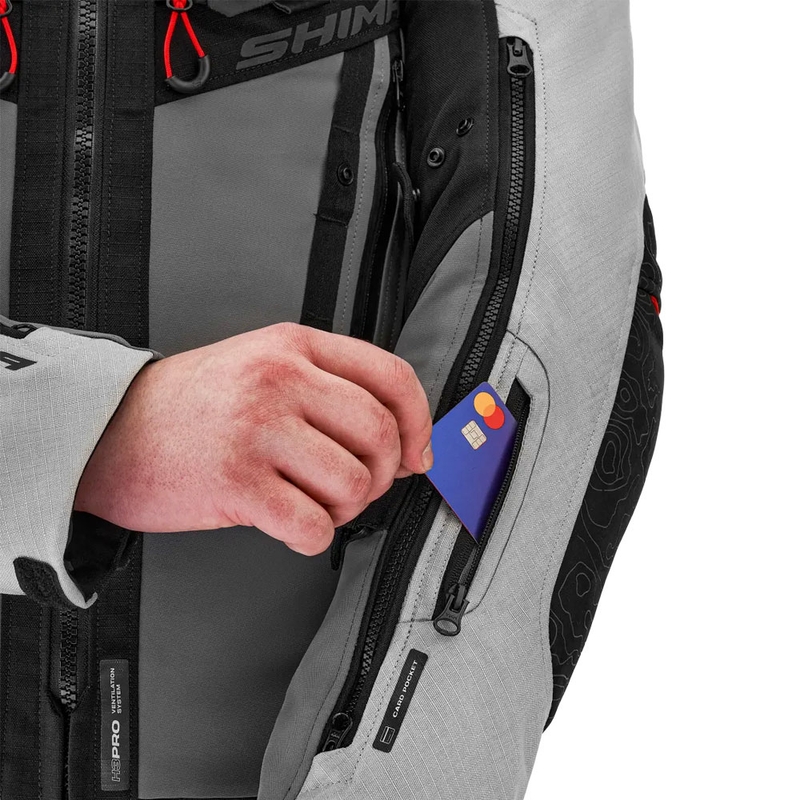"Shima Tracker" šviesiai pilka motociklininko striukė