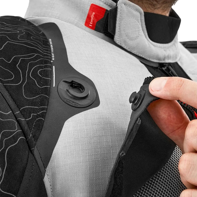 "Shima Tracker" šviesiai pilka motociklininko striukė