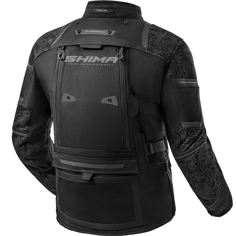 Shima Tracker motociklininko striukė juoda