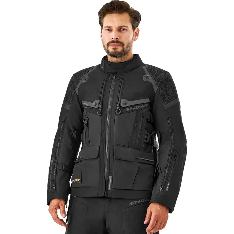 Shima Tracker motociklininko striukė juoda
