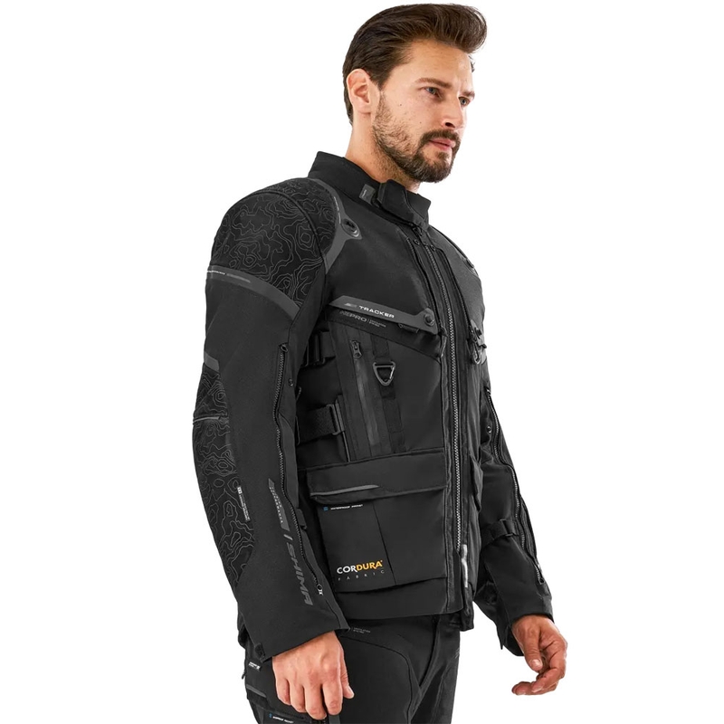 Shima Tracker motociklininko striukė juoda