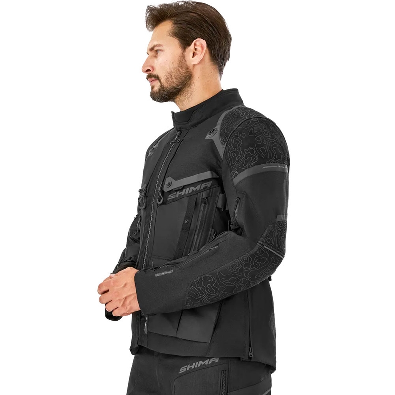 Shima Tracker motociklininko striukė juoda