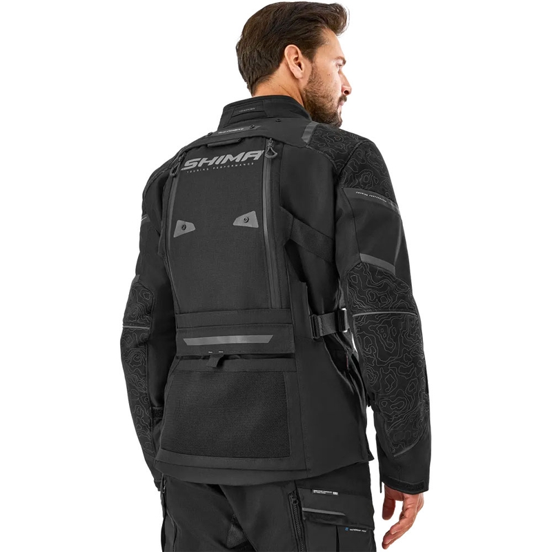 Shima Tracker motociklininko striukė juoda