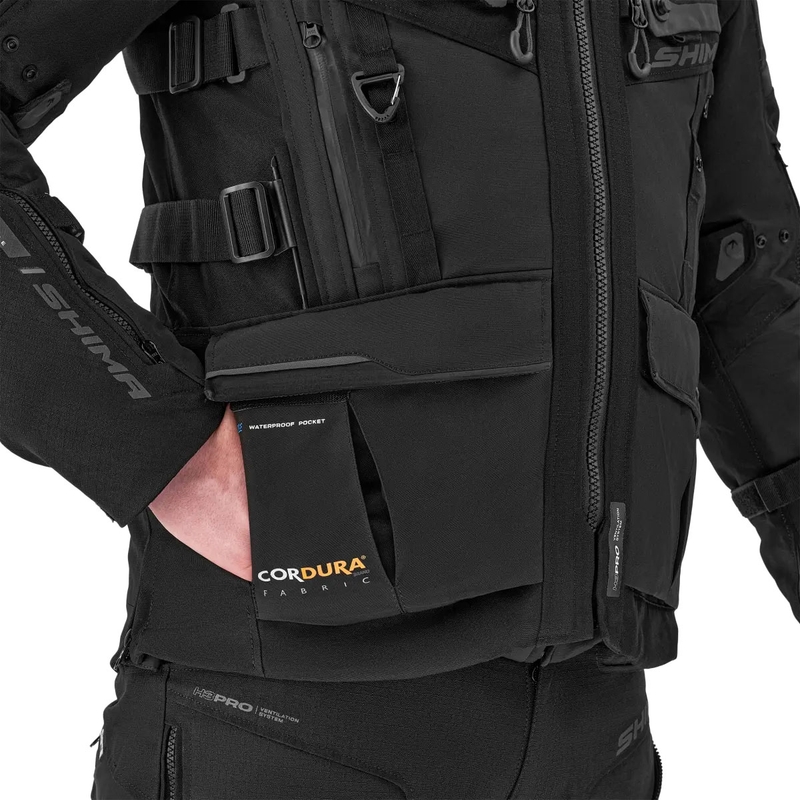 Shima Tracker motociklininko striukė juoda