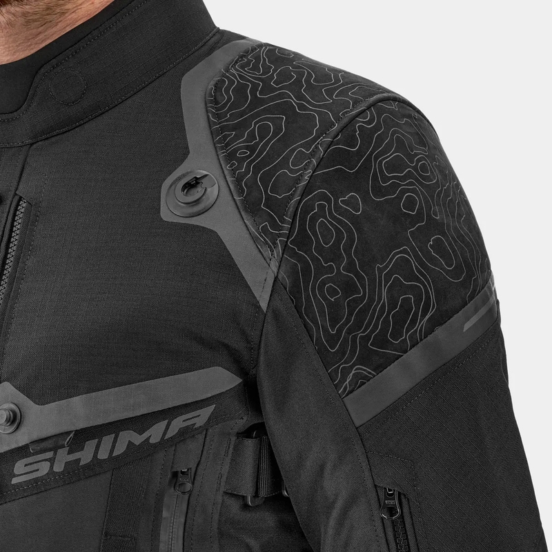 Shima Tracker motociklininko striukė juoda