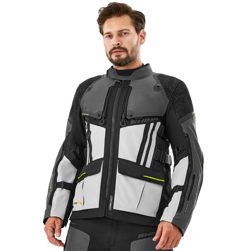 Motociklininko striukė Shima Tracker pilka