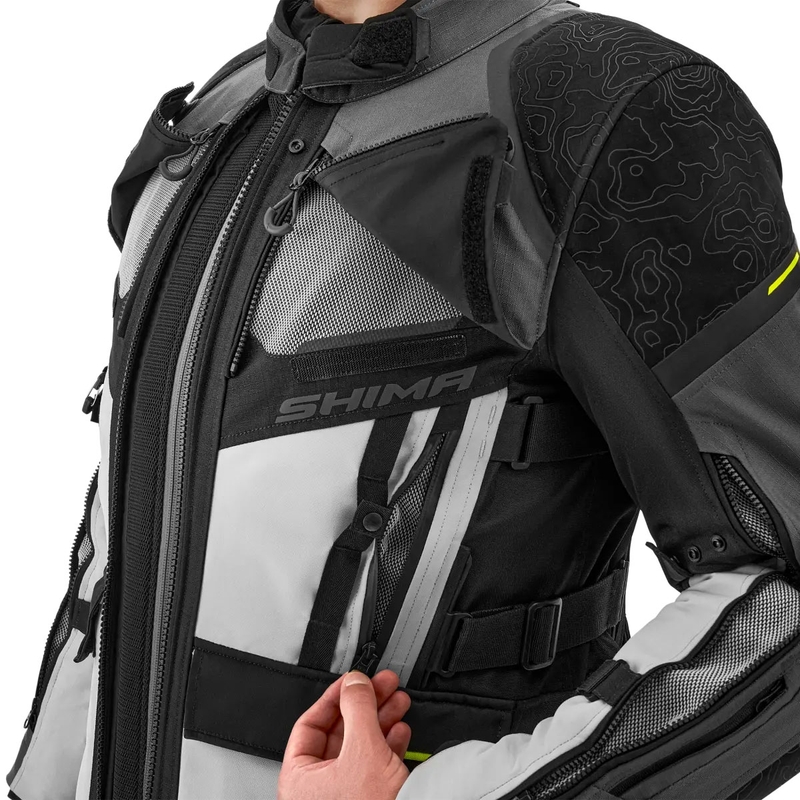 Motociklininko striukė Shima Tracker pilka