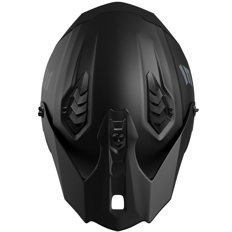 Atviras motociklininko šalmas Shot Drop Solid Matte Black