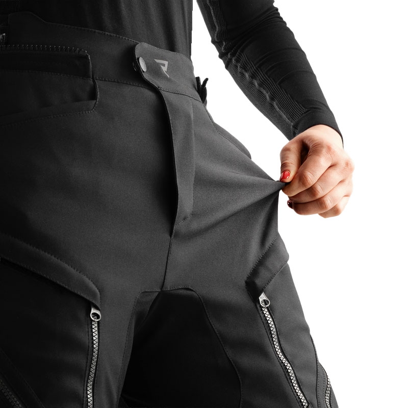 Moteriškos motociklininko kelnės Rebelhorn Hardy 3.0 Black