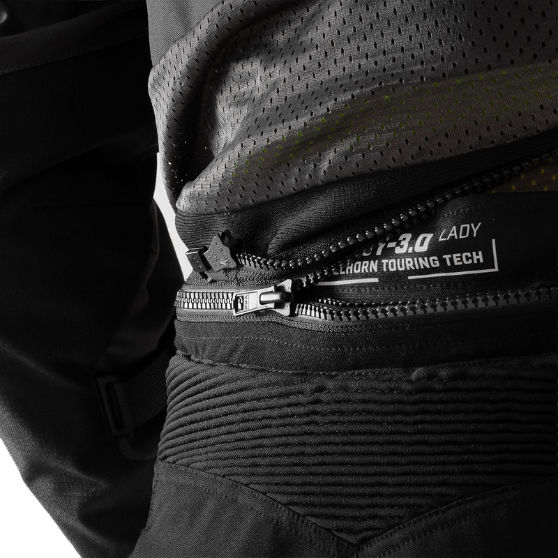 Moteriškos motociklininko kelnės Rebelhorn Hardy 3.0 Black