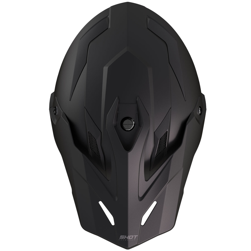 "Enduro" motociklininko šalmas Shot Trek Max Vision Solid Matte Black