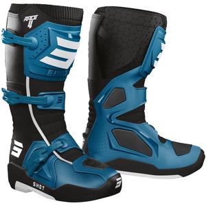 Shot Race 4 mėlyni motociklininko batai