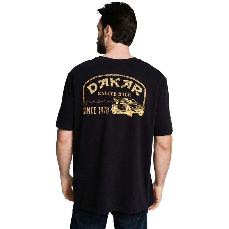 Marškinėliai Dakar Vint A juodi