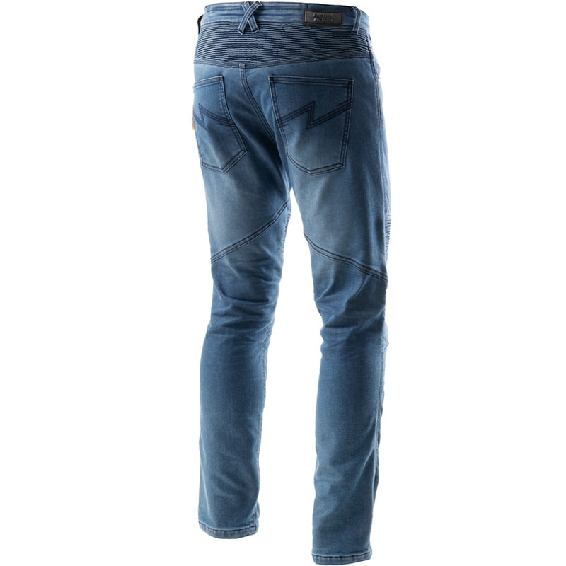 "Rebelhorn Revolt Monolayer Extended Jeans" džinsai motociklui, skalbti mėlyni