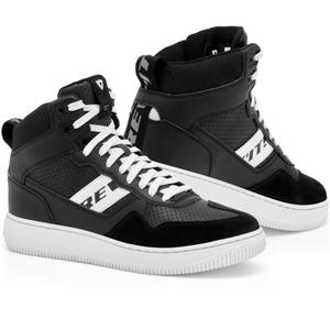 "Revit Pacer" juodai balti motociklininko batai