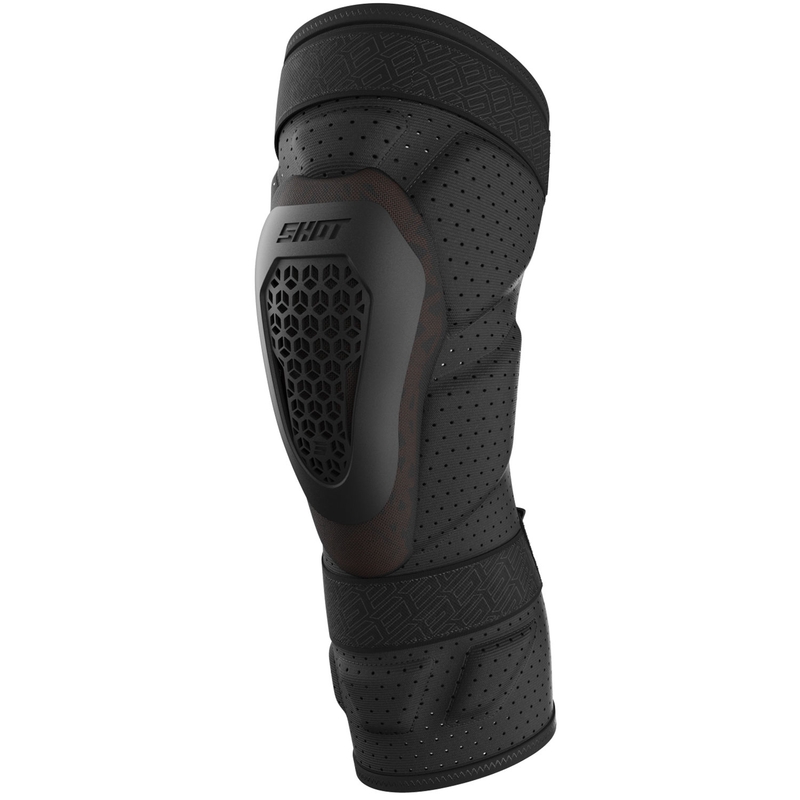 "Shot Race D3O®" juodos spalvos kelių apsauga