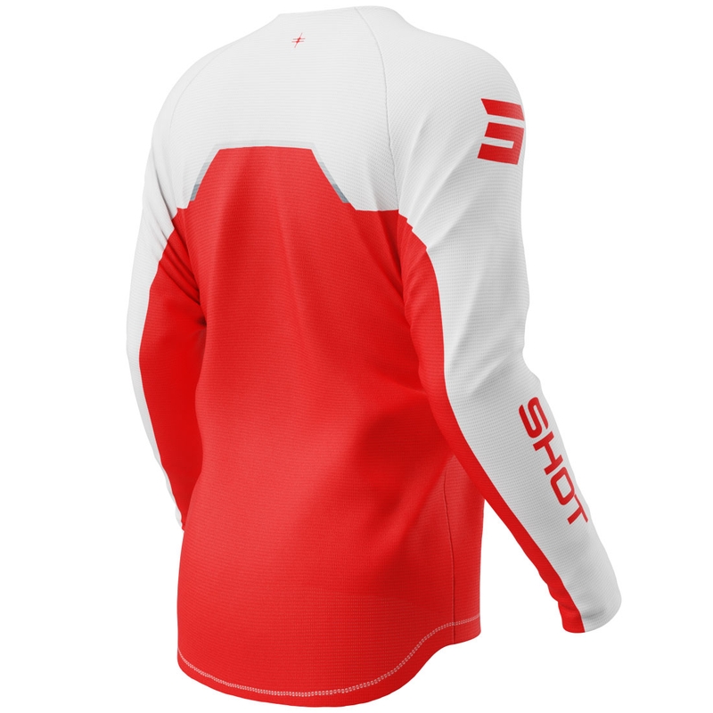 Vaikiški motokroso marškinėliai Shot Draw Daytona red