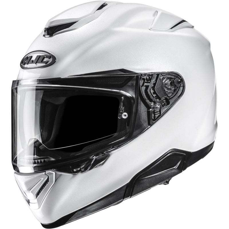 HJC RPHA 72 Solid pearl white integralus motociklininko šalmas