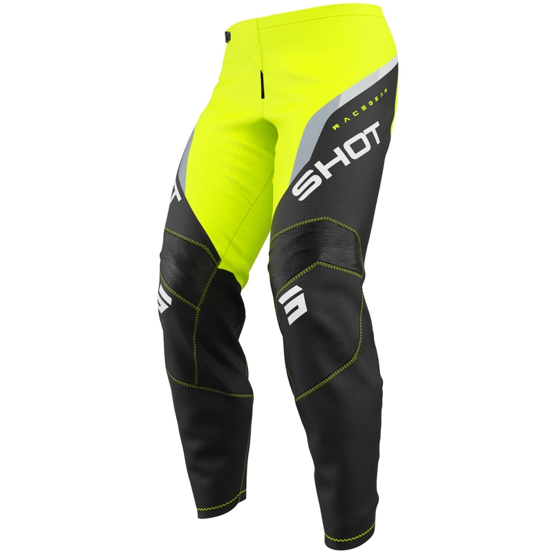 Vaikų motokroso kelnės Shot Draw Daytona fluo yellow