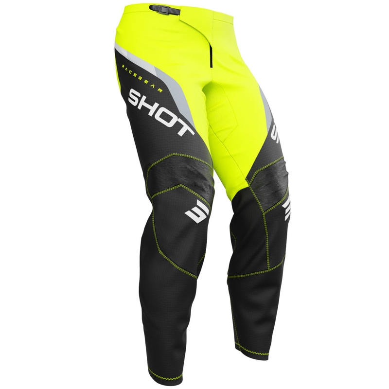 Vaikų motokroso kelnės Shot Draw Daytona fluo yellow