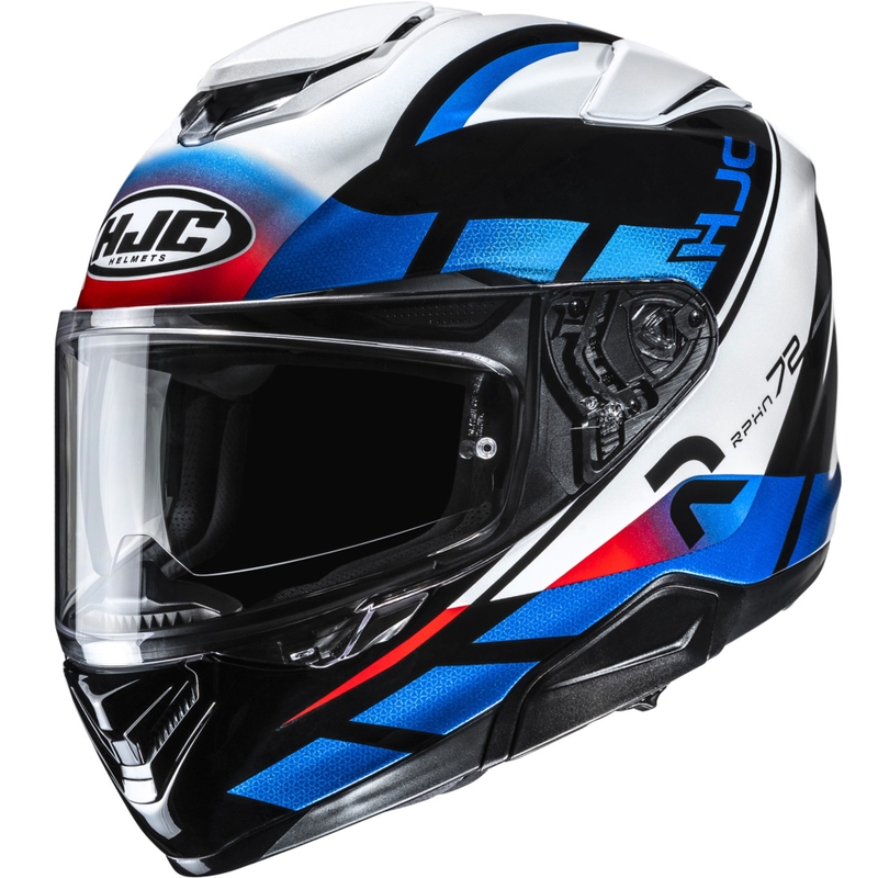 HJC RPHA 72 Value MC21 juoda-balta-mėlyna integralus motociklininko šalmas