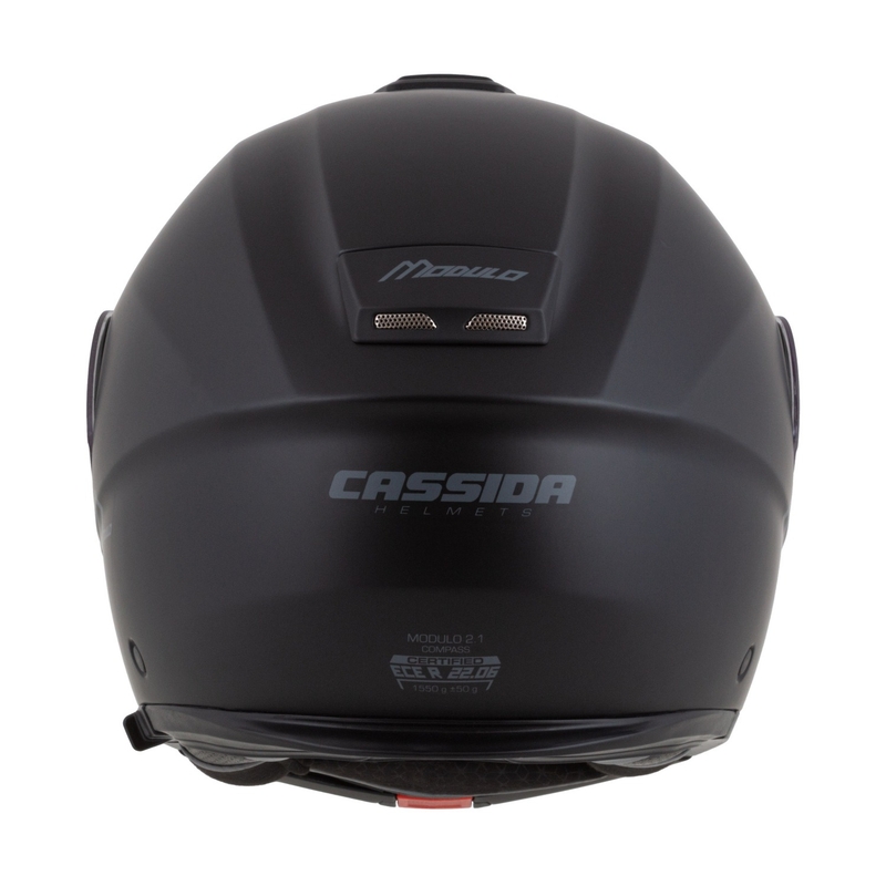 Cassida Modulo 2.1 Compass apverčiamas motociklininko šalmas matinis juodai pilkas