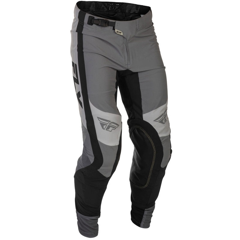 Motokroso kelnės FLY Racing Lite pilkai juodos