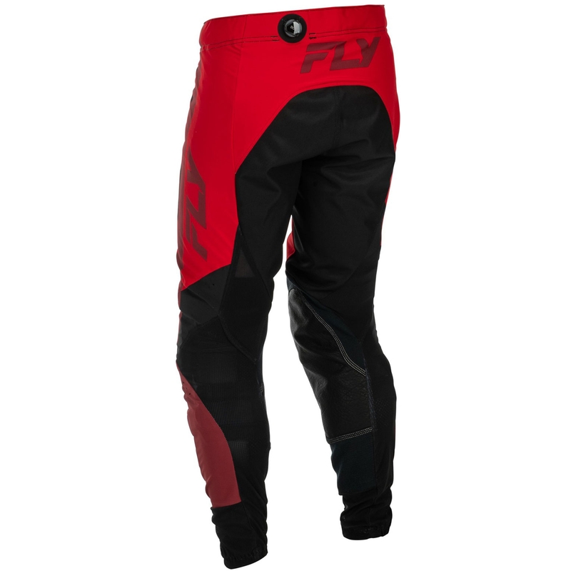 Motokroso kelnės FLY Racing-USA Lite juoda-raudona