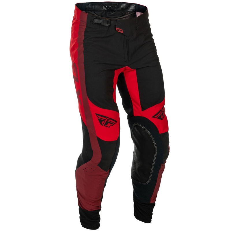 Motokroso kelnės FLY Racing-USA Lite juoda-raudona