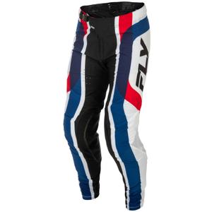 Motokroso kelnės FLY Racing-USA Lite Se Glory raudona-balta-mėlyna