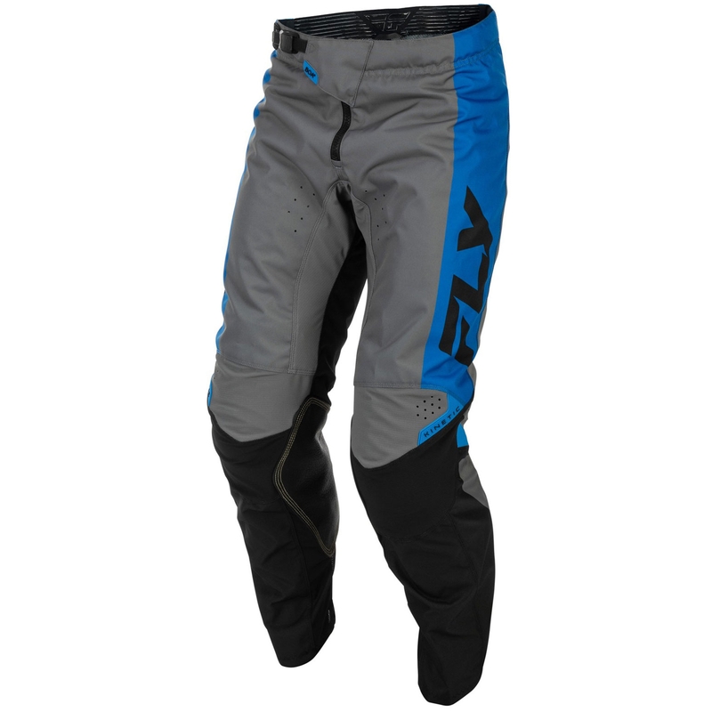 Motokroso kelnės FLY Racing - JAV Kinetic blue-grey-black