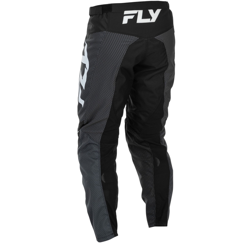Motokroso kelnės FLY Racing - JAV F-16 juoda ir balta