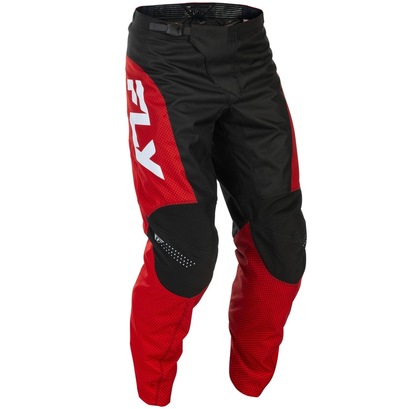 Motokroso kelnės FLY Racing - JAV F-16 raudona-juoda-balta