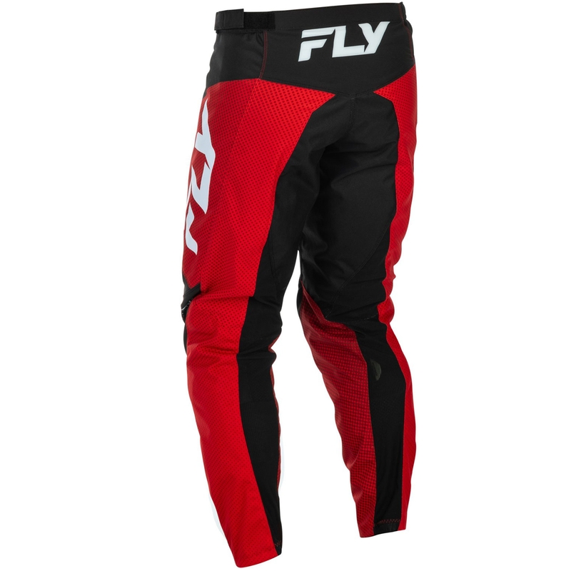 Motokroso kelnės FLY Racing - JAV F-16 raudona-juoda-balta