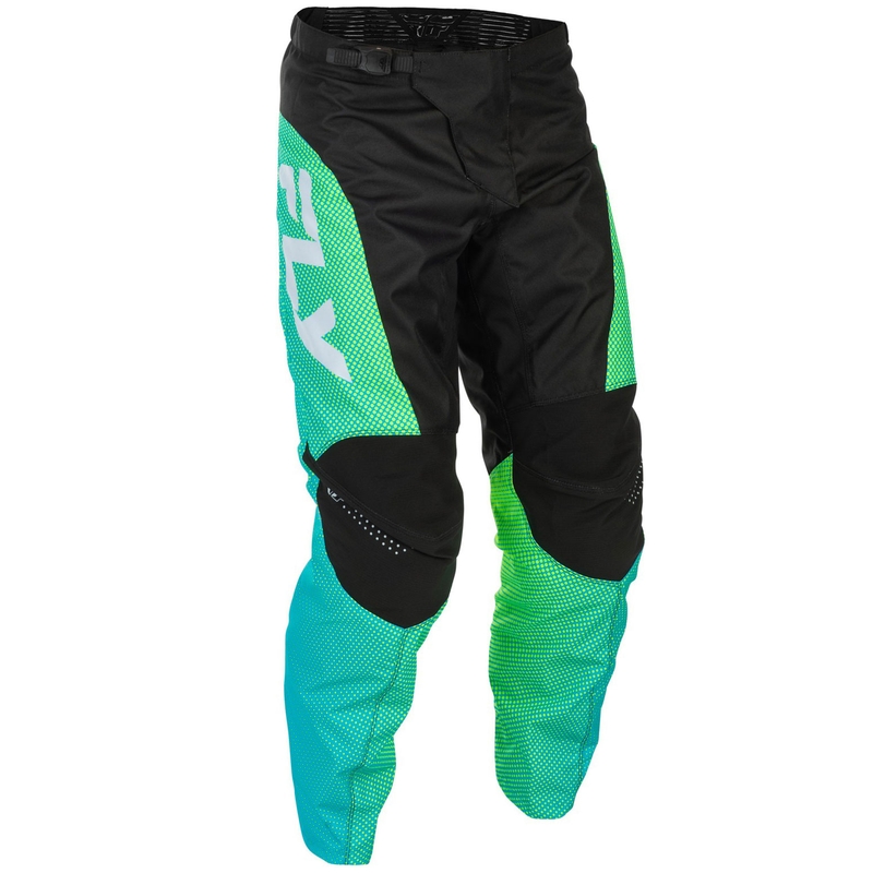 Motokroso kelnės FLY Racing - JAV F-16 mėlyna-juoda-balta