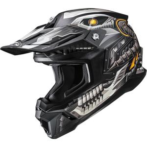 Motokroso šalmas HJC C50 Mecha Beast MC5SF juodai pilkas