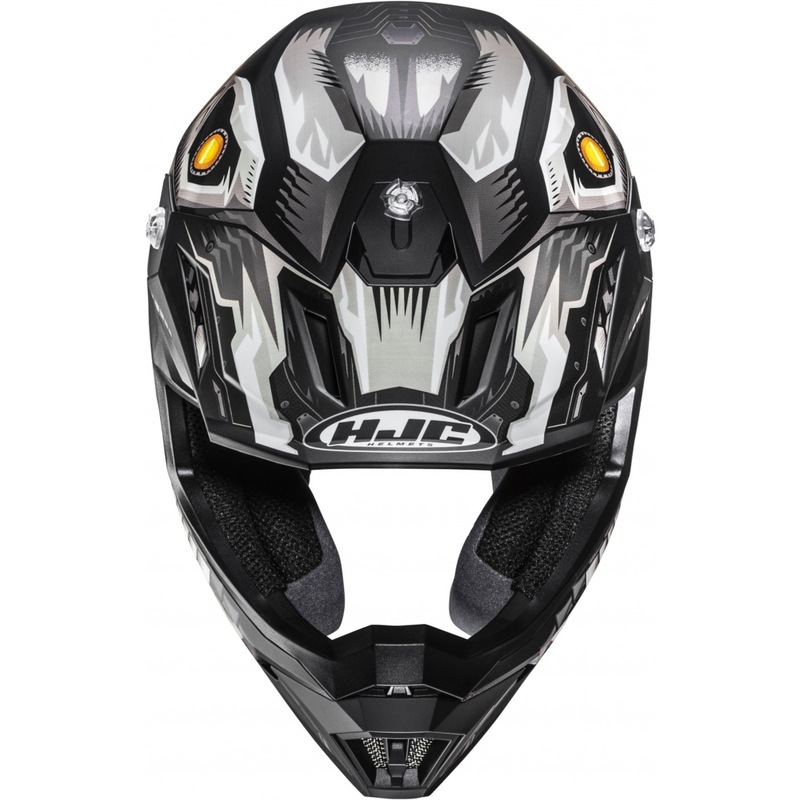 Motokroso šalmas HJC C50 Mecha Beast MC5SF juodai pilkas
